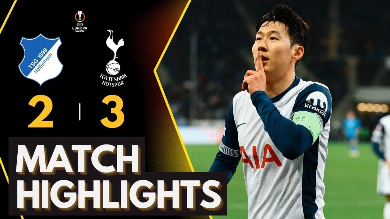 ไฮไลท์ยูฟ่ายูโรปาลีก ฮอฟเฟ่นไฮม์ 2-3 สเปอร์ส