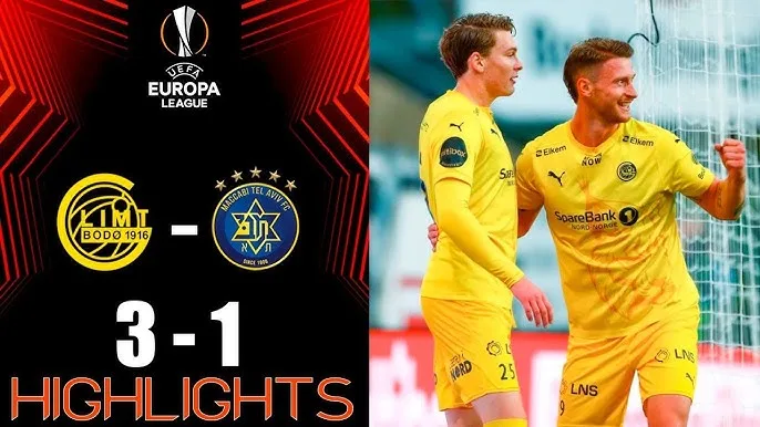 ไฮไลท์ยูฟ่ายูโรปาลีก FK Bodø/Glimt 3-1 Maccabi Tel Aviv