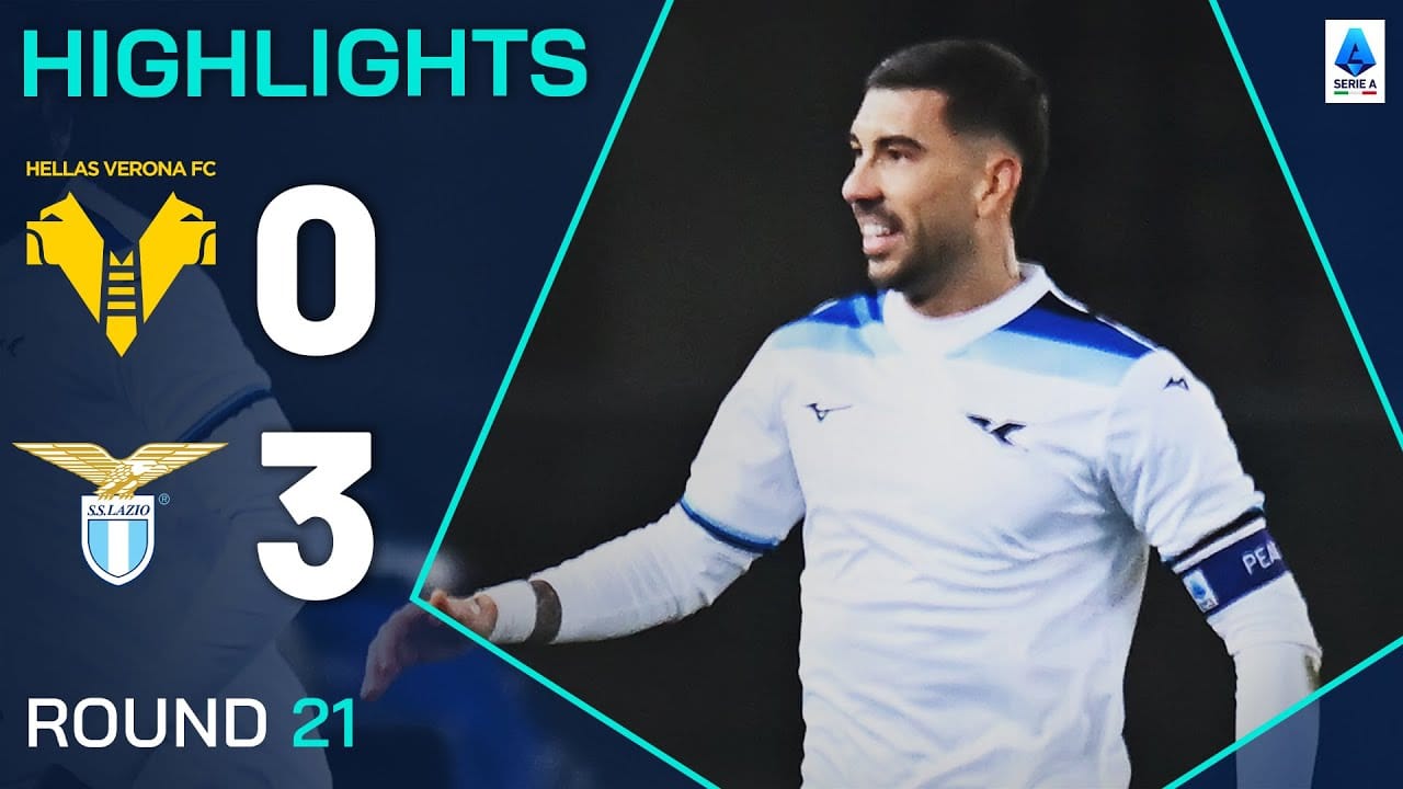 ไฮไลท์กัลโช่ เซเรีย อา 2024/25: VERONA-LAZIO 0-3