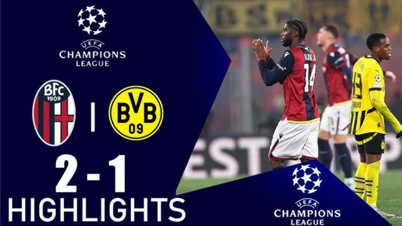 ไฮไลท์ยูฟ่าแชมเปียนส์ลีก โบโลญญ่า 2-1 ดอร์ทมุนด์