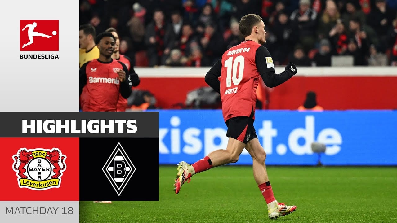 ไฮไลท์บุนเดสลีกา 2024/25: เลเวอร์คูเซ่น 3-1 กลัดบัค