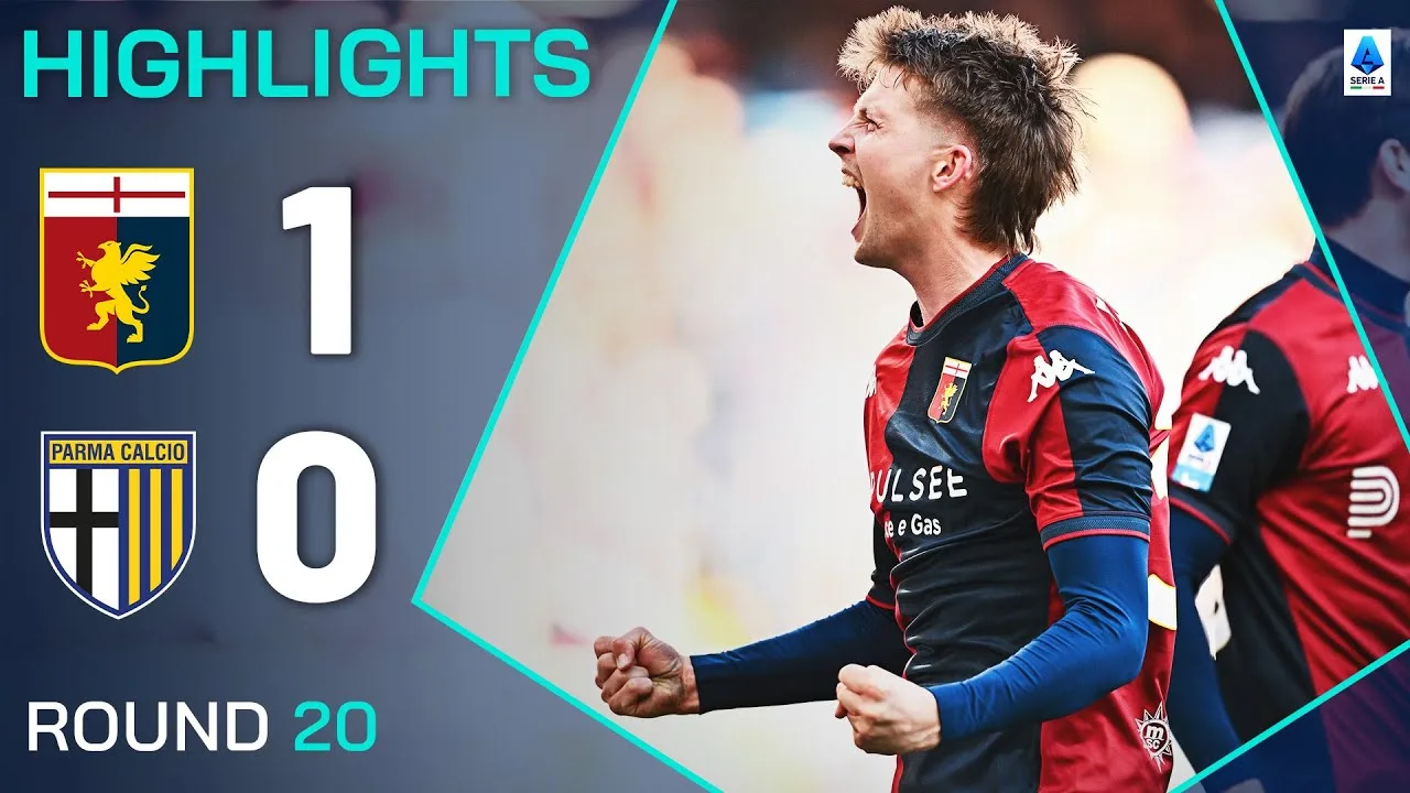 ไฮไลท์กัลโช่ เซเรีย อา 2024/25: เจนัว 1-0 ปาร์ม่า