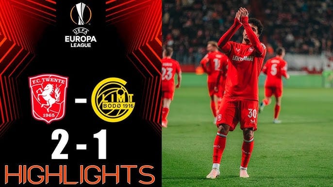ทเวนเต้ เฉือน โบโด กลิมท์ 2-1 ศึกยูโรปาลีก