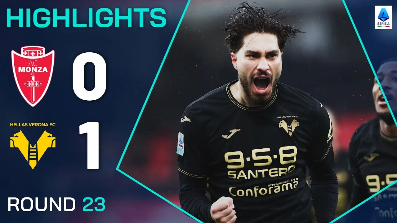 ไฮไลท์กัลโช่ เซเรีย อา 2024/25: มอนซ่า 0-1 เวโรนา