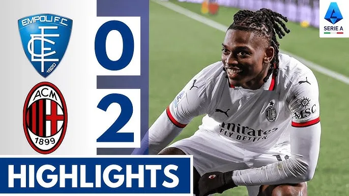 ไฮไลท์กัลโช่ เซเรีย อา 2024/25: เอ็มโปลี 0-2 เอซี มิลาน