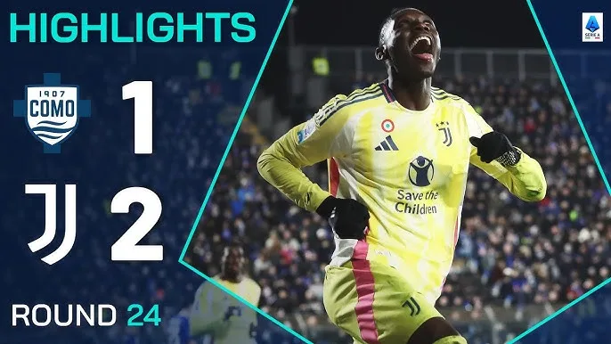 ไฮไลท์กัลโช่ เซเรีย อา 2024/25: โคโม่ 1-2 ยูเวนตุส