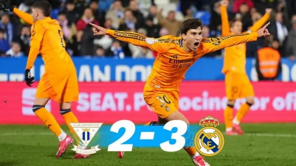 เรอัล มาดริด เฉือน เลกาเนส 3-2