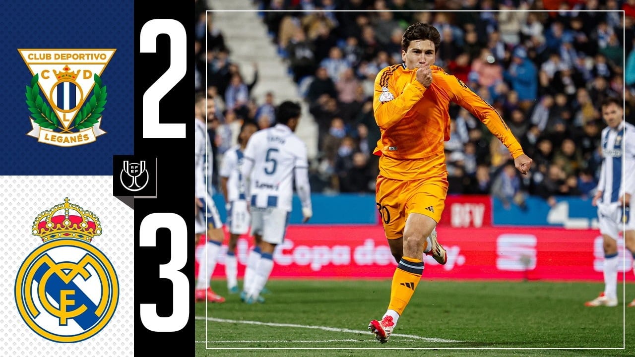 เรอัล มาดริด เฉือน เลกาเนส 3-2 ลิ่วรอบรองฯ โกปา เดล เรย์