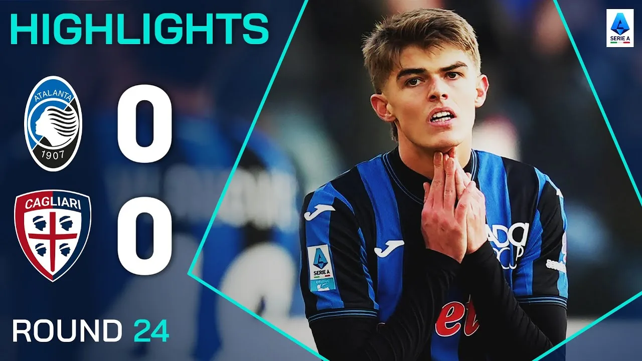 ไฮไลท์กัลโช่ เซเรีย อา 2024/25: อตาลันต้า เสมอกายารี่ 0-0