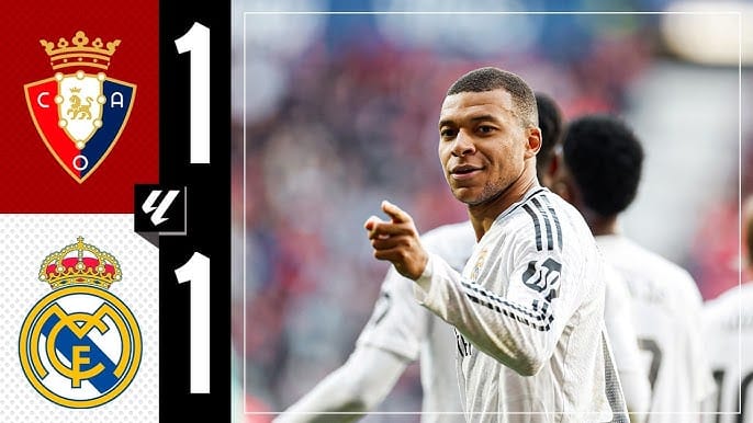 ไฮไลท์ลาลีกา 2024/25: โอซาซูน่า 1-1 เรอัล มาดริด