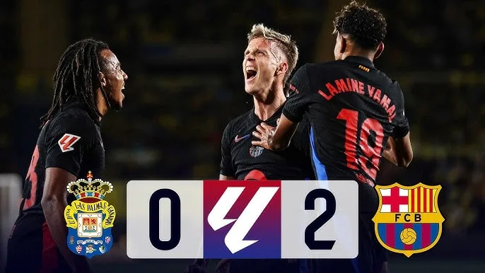 ไฮไลท์ลาลีกา 2024/25: ลาส พัลมาส 0-2 บาร์เซโลน่า