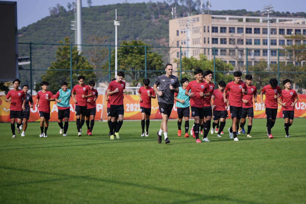 ทีมชาติไทย U20 ซ้อมเข้มก่อนดวลซีเรีย