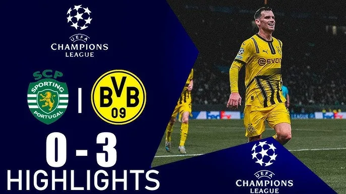 ไฮไลท์ยูฟ่าแชมเปียนส์ลีก สปอร์ติ้ง ลิสบอน 0-3 ดอร์ทมุนด์