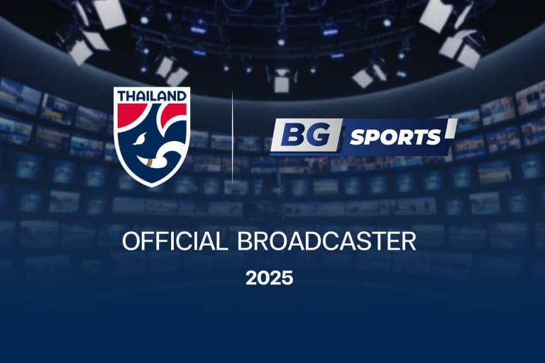 BG SPORTS ถ่ายทอดสดทีมชาติไทย ครบ 21 นัด ตลอดปี 2025