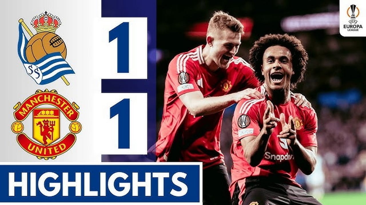 แมนฯ ยูไนเต็ด บุกเสมอ เรอัล โซเซียดาด 1-1 ยูโรปาลีก นัดแรก