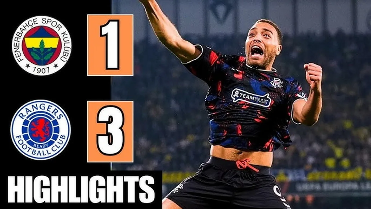 เรนเจอร์ส บุกชนะ เฟแนร์บาห์เช 3-1 ยูโรปาลีก นัดแรก