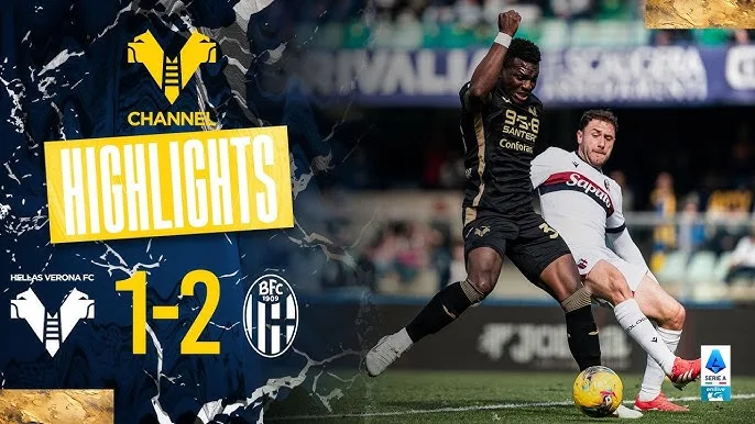 โบโลญญาบุกชนะเวโรน่า 2-1 คว้าชัยสามนัดติดในเซเรียอา