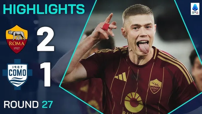 ไฮไลท์กัลโช่ เซเรีย อา 2024/25: โรม่า 2-1 โคโม่