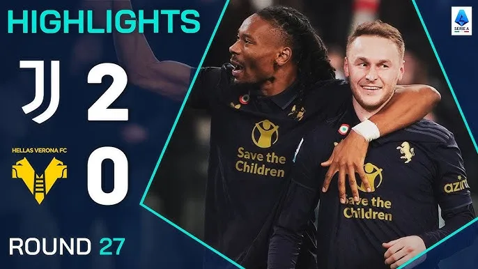 ยูเวนตุส ทุบ เวโรนา 2-0 ขึ้นที่ 4 กัลโช่ เซเรีย อา