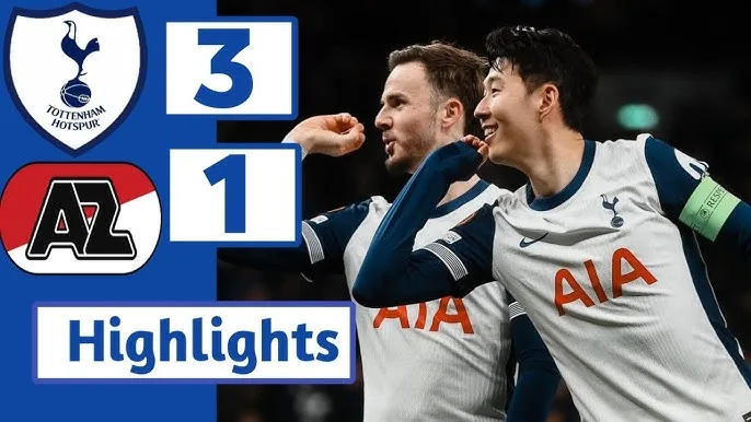 ท็อตแนม ฮ็อตสเปอร์ ชนะ อาแซด อัลค์มาร์ 3-1 ผ่านเข้ารอบ 8 ทีมยูโรปาลีก