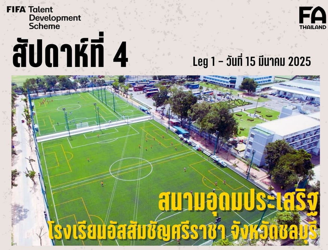 ฟีฟ่า-สมาคมฯ ค้นหาแข้งเยาวชน Talent ID 2025 โซนตะวันออก-ตะวันตก