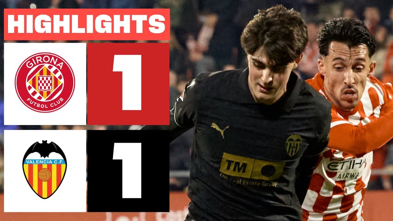 คิโรน่าเสมอบาเลนเซีย 1-1 ในศึกลาลีกา สเปน