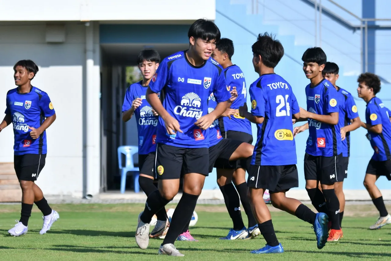 ทีมชาติไทย U17 ซ้อมเข้มก่อนลุย AFC U-17 Asian Cup 2025