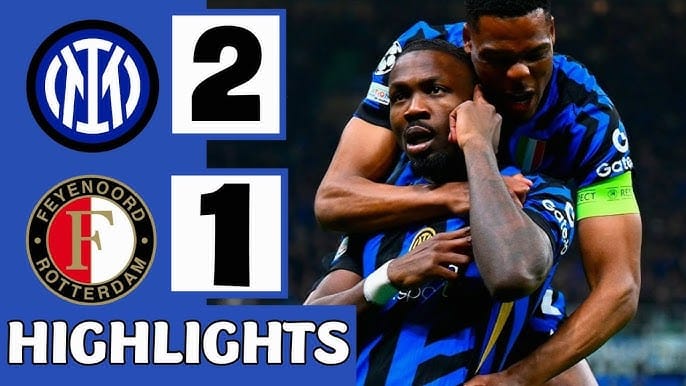 อินเตอร์ 2-1 เฟเยนูร์ด | ตูรามซัด! ลิ่ว 8 ทีมสุดท้าย