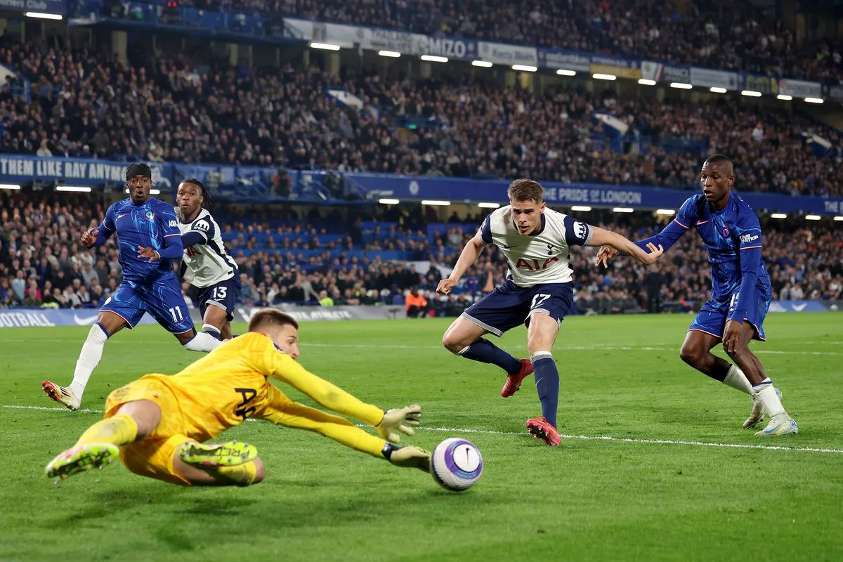 เชลซีเฉือนสเปอร์ส 1-0 ขยับขึ้นท็อปโฟร์พรีเมียร์ลีก