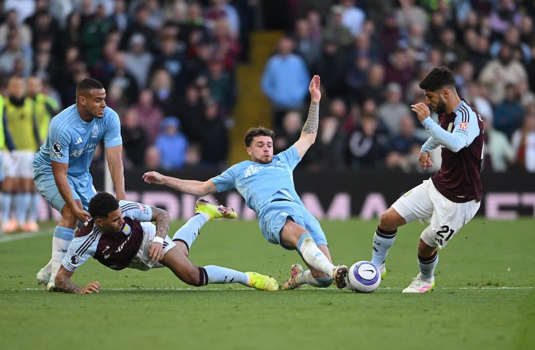 แอสตัน วิลลาชนะน็อตติงแฮม ฟอเรสต์ 2-1 ขยับขึ้นอันดับ6