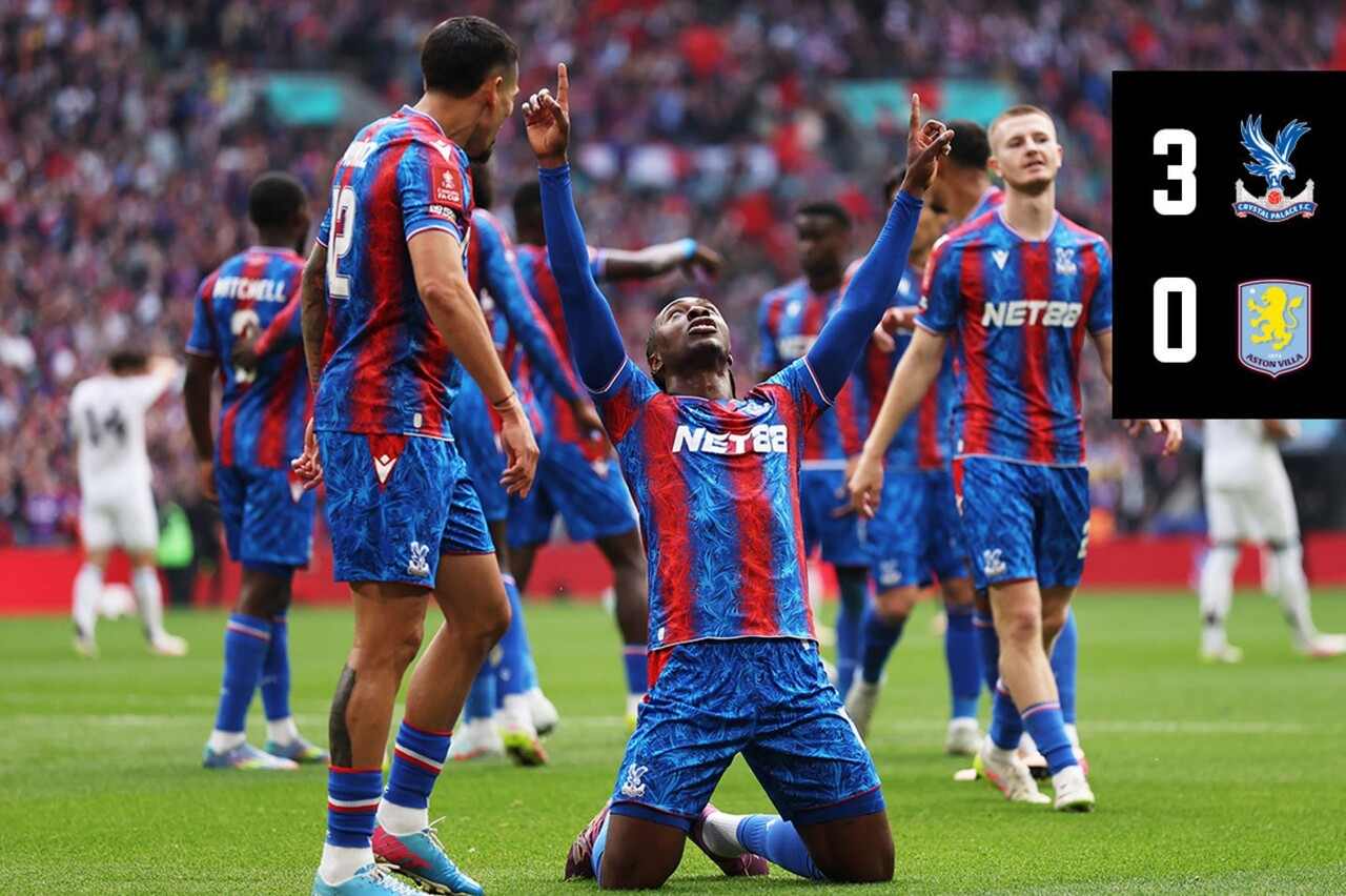 คริสตัล พาเลซ ถล่ม แอสตัน วิลล่า 3-0 ทะยานชิงเอฟเอ คัพ 2025