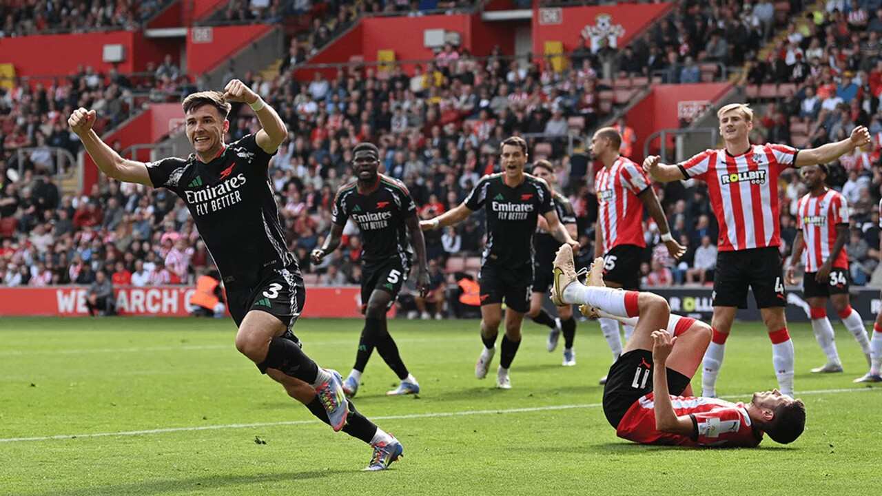 อาร์เซนอลบุกชนะเซาแธมป์ตัน 2-1 ปิดฉากพรีเมียร์ลีก 2024/25