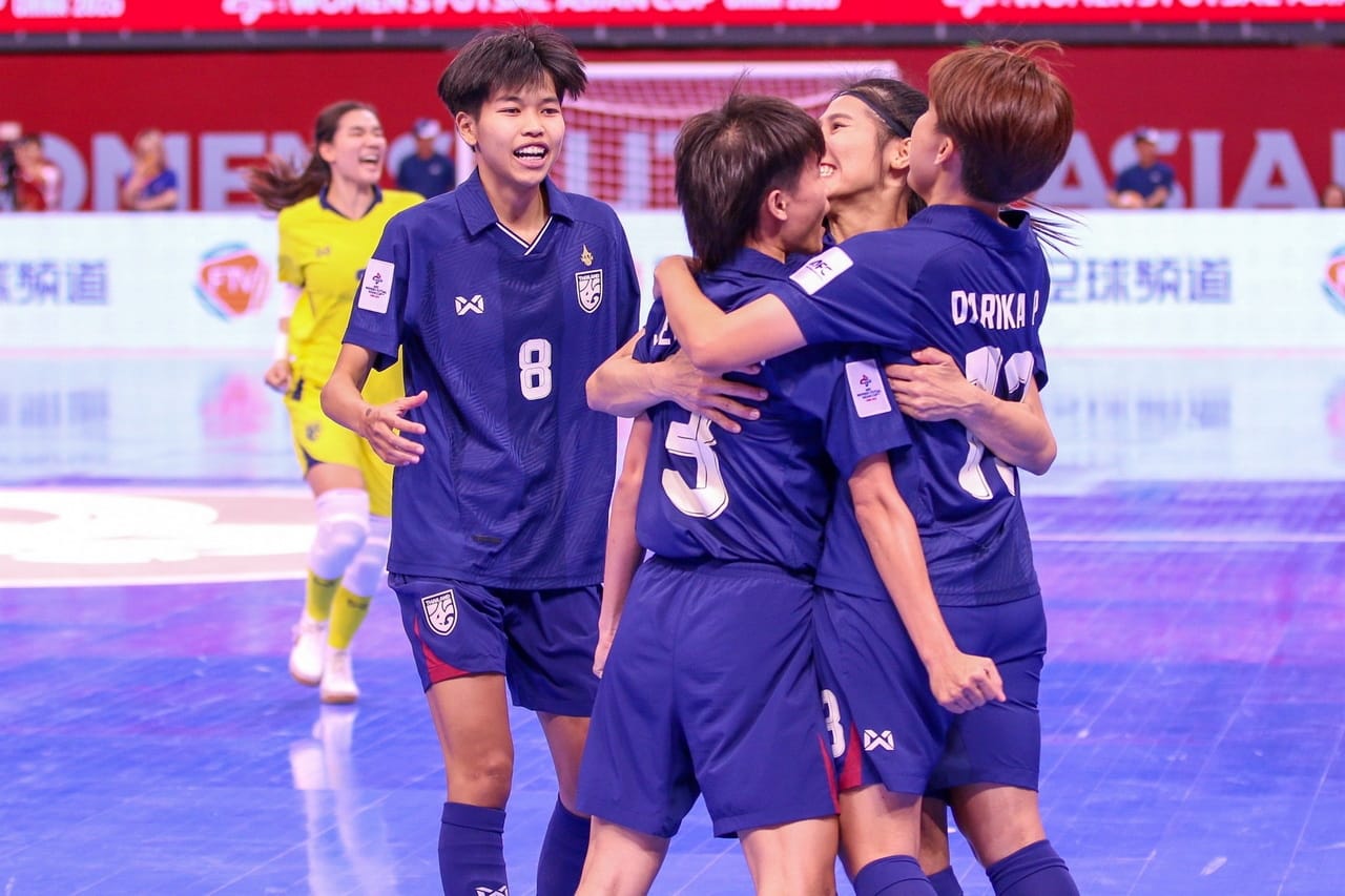 ฟุตซอลหญิงไทยเฉือนจีน 3-2 คว้าตั๋วลุยฟุตซอลโลก 2025