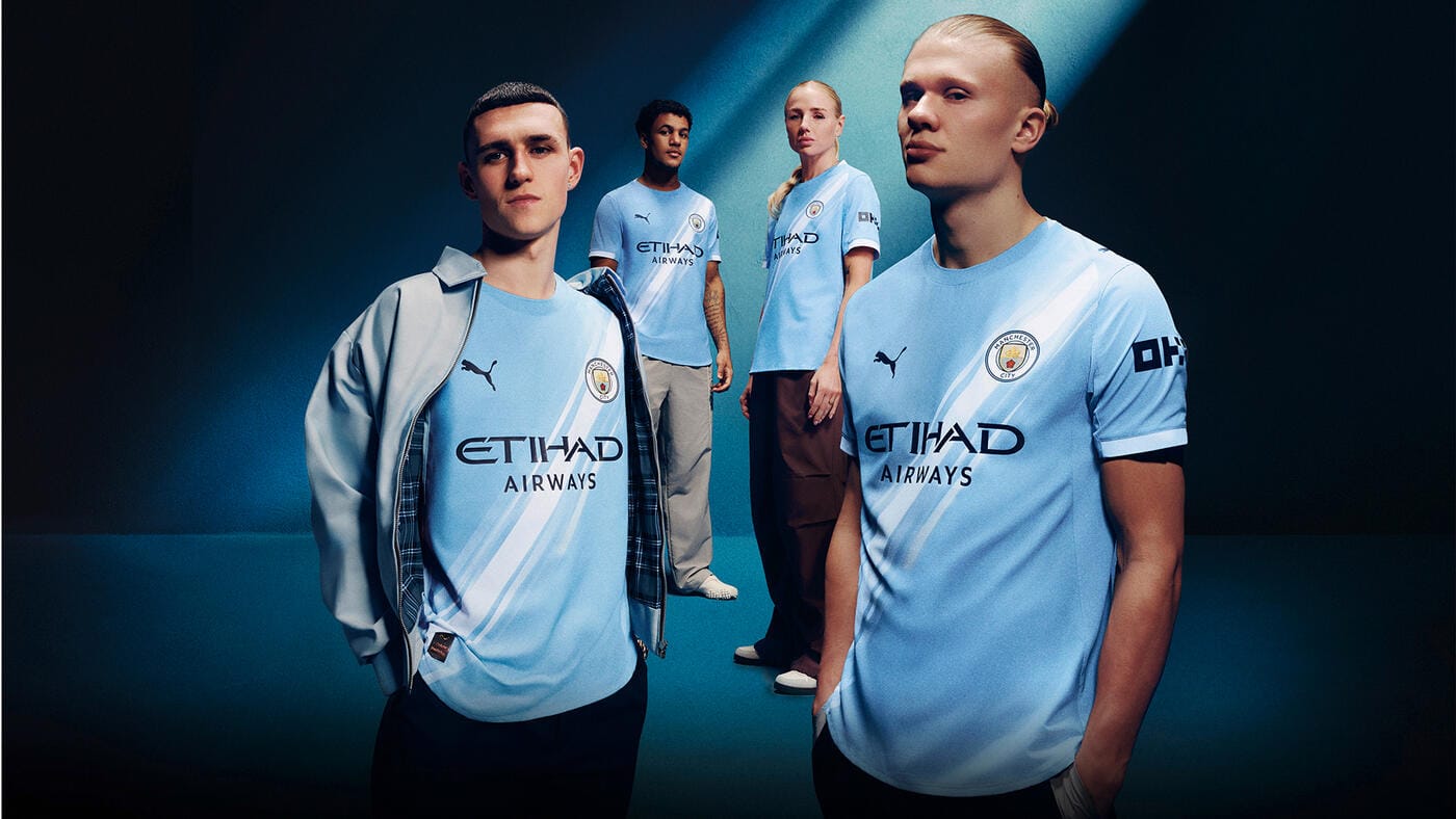แมนฯ ซิตี้ เปิดตัวเสื้อเหย้าใหม่ซีซั่น 2025/26 ดีไซน์คาดขาว