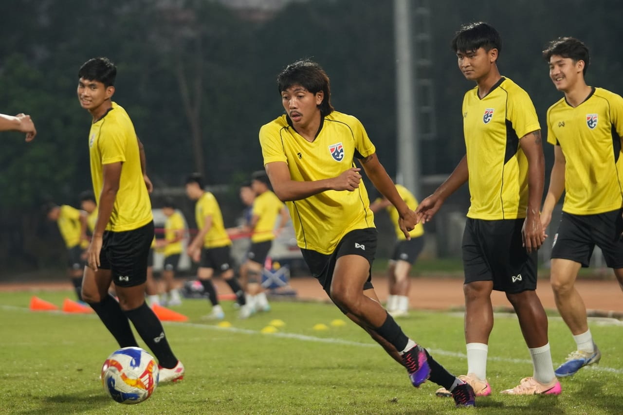 ทีมชาติไทย U23 ฟื้นฟูร่างกายก่อนเจอเมียนมา