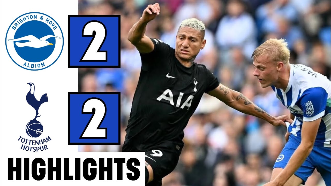 ไฮไลท์พรีเมียร์ลีก อังกฤษ ไบรท์ตัน 2-2 สเปอร์ส